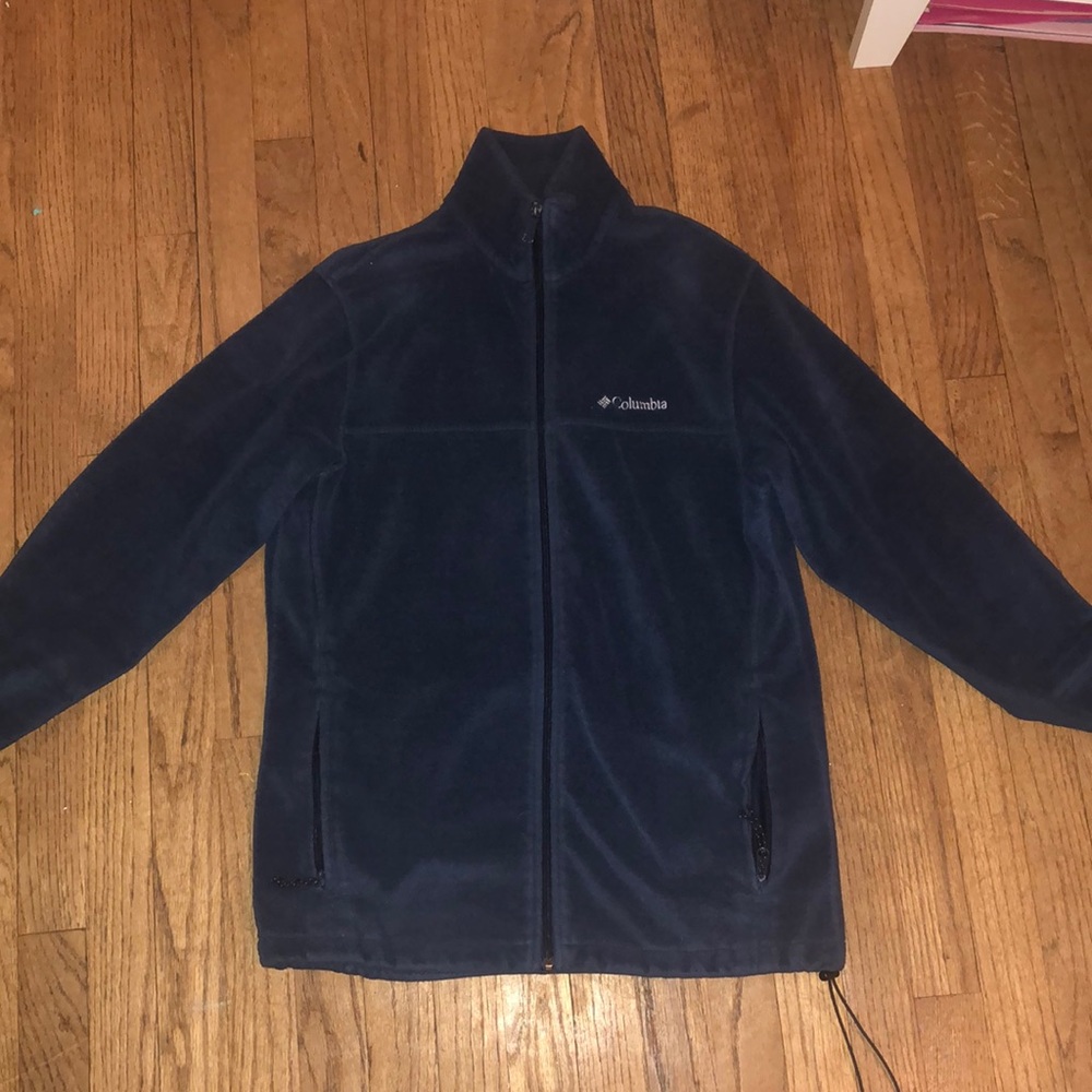 Columbia Navy Zip-up Fleece